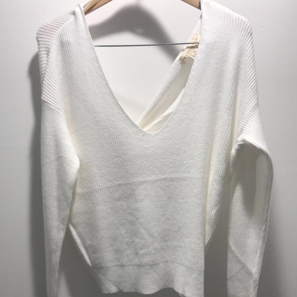 White Knot Sweater